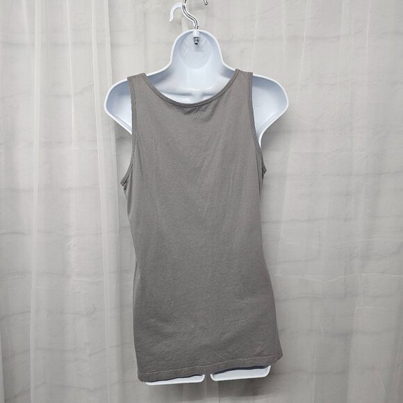 Old Navy Gray Y2K Tank Rosette Fairy Whimsigoth Goth Grunge Cami L - Picture 5 of 10